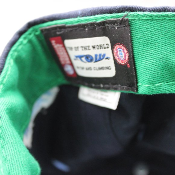 North Carolina Tar Heels Hat (VTG) - Block Script by Top of the World- Snapback - Picture 9 of 10